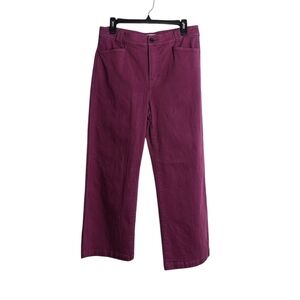 Madewell Emmett Wide Leg Pants - Purple
